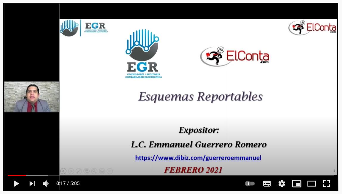 esquemas reportables sat 2021