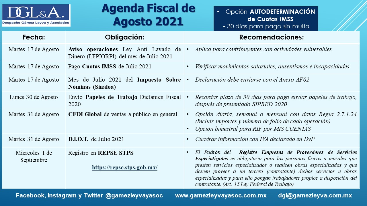 Agenda Fiscal 2021-08