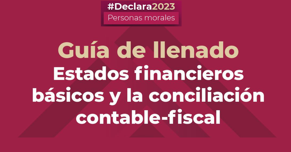 Sat Publica Guía Para El Llenado De Estados Financieros Para Declaración Anual De Personas 