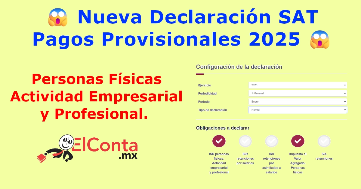 2025 02 06 declaraciones 2025 personas fisicas actividad empresarial profesional