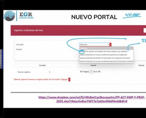 Lun. 10 Feb. Taller Practico Declaracion pagos provisionales 2025 para Personas Fisicas Actividad Empresarial y Profesional. high