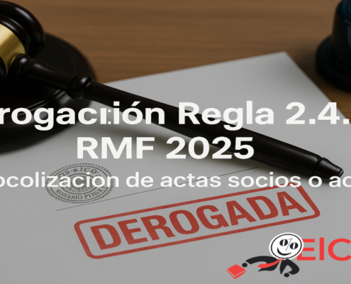 derogada regla 2 4 9 rmf2025