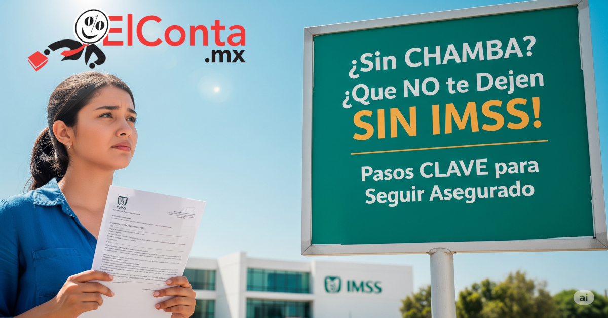 sin empleo mantener derechos imss