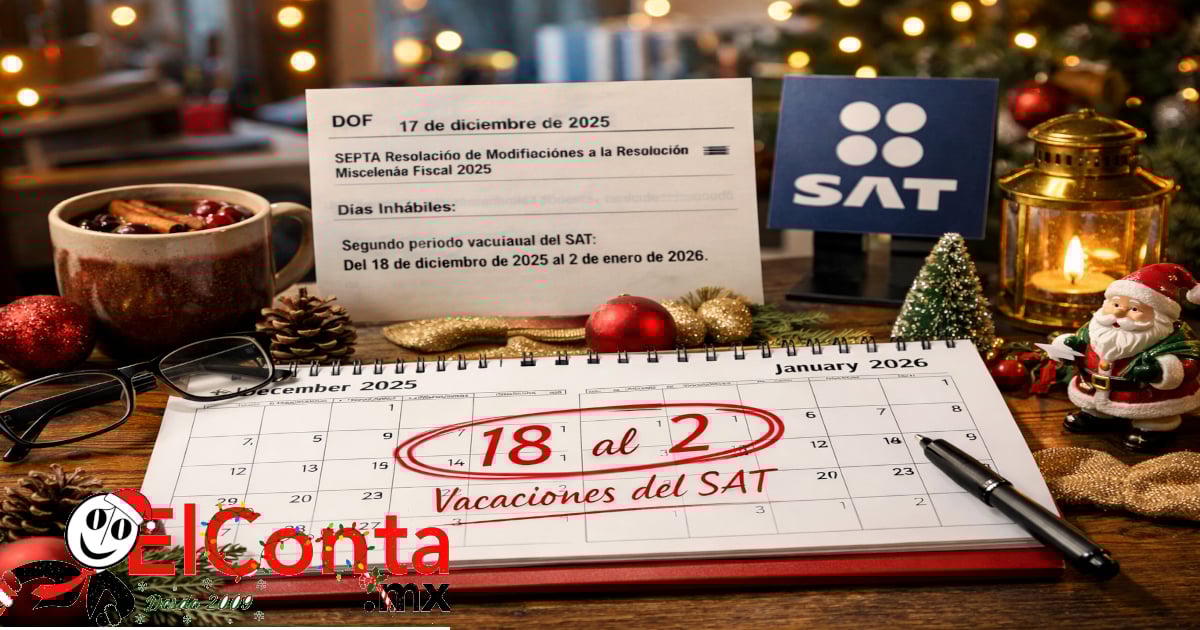 dias vacaciones sat diciembre 2025 fin anno
