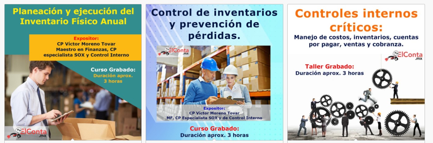 costos inventarios almacenes curso