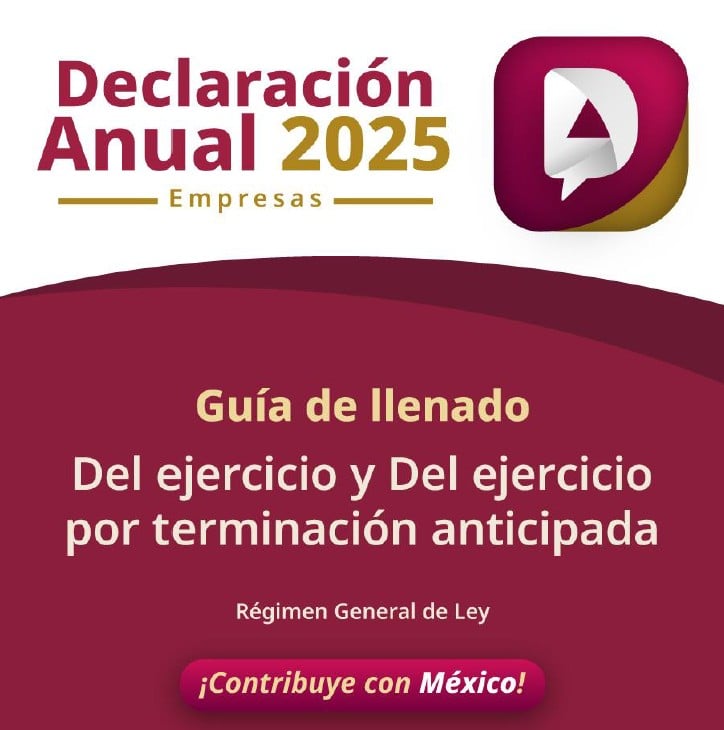 guia llenado declaracion anual 2025 personas morales