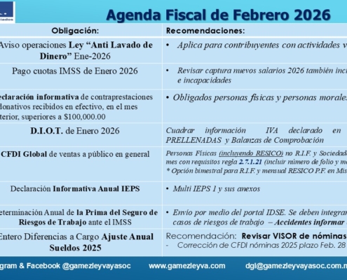2026 02 agenda fiscal rrhh seguridad social 2