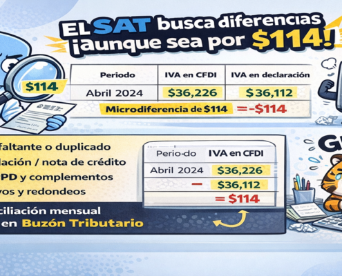 diferencia minima sat notificacion Aviso 2