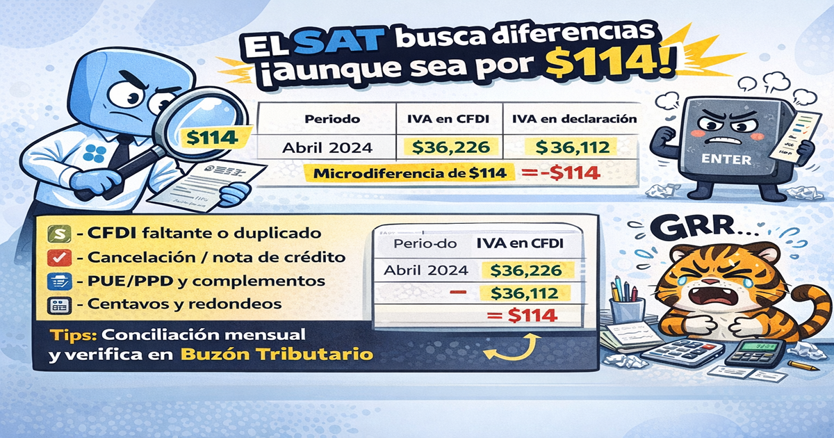 diferencia minima sat notificacion Aviso 2