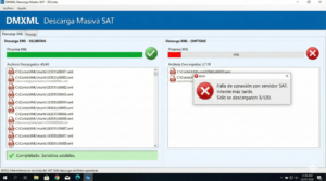 erro pagina sat descarga xml