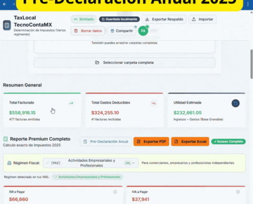 Pre Declaracion Anual 2025 2