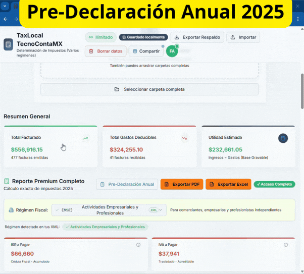 Pre Declaracion Anual 2025 2