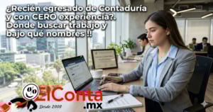 contador recien egresado buscar empleo