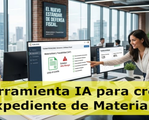 materialidad IA calcxml elconta