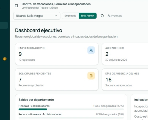 app control vacaciones permisos ausencias
