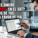 como recuperar saldo favor IVA sat
