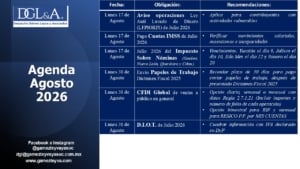 2026 08 agenda fiscal seguridad social 2
