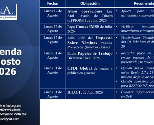 2026 08 agenda fiscal seguridad social 2