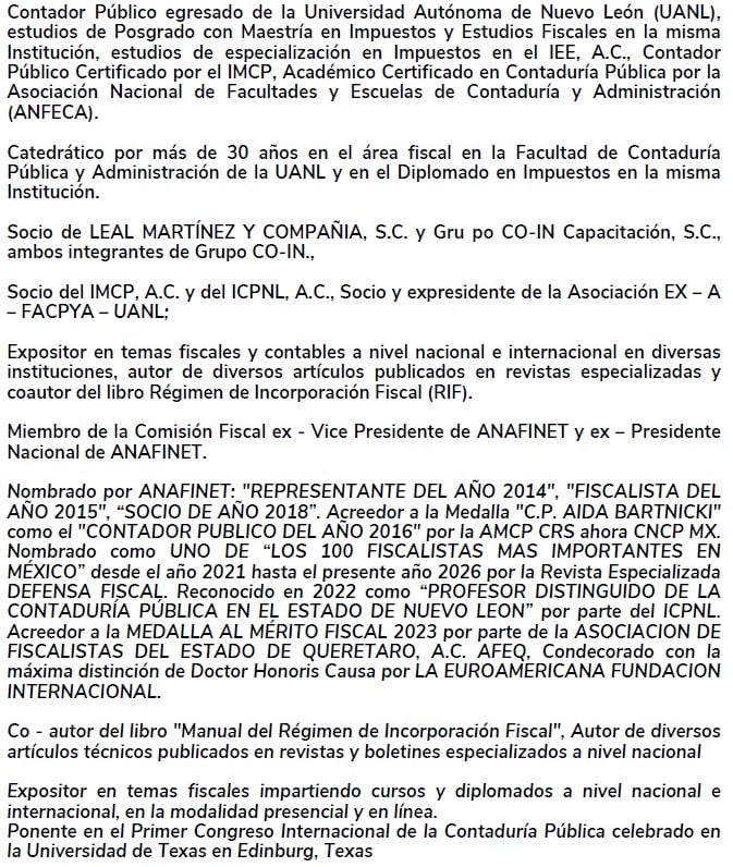 cv jose luis leal 2026