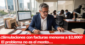 facturas menores 2000 efectivo