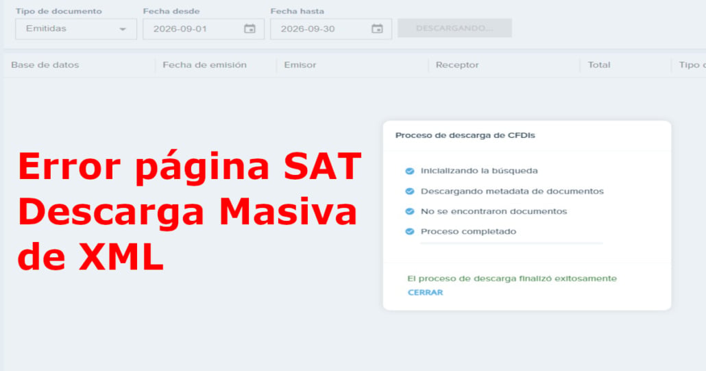 2026 septiembre 14 error sat descarga masiva