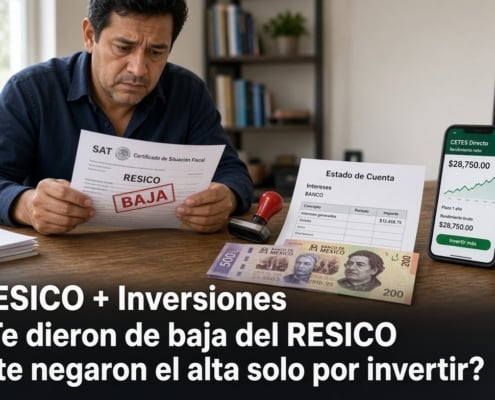 baja resico inversionistas sat