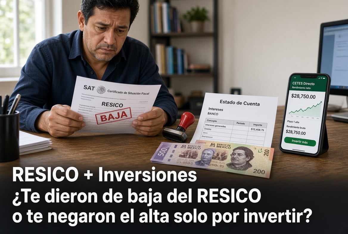 baja resico inversionistas sat