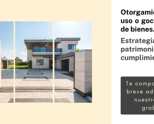 uso goce bienes