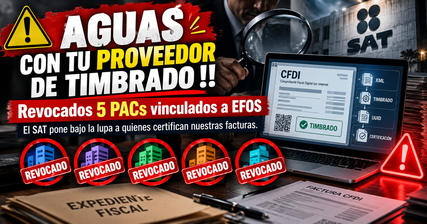Aguas con tu proveedor de timbrado